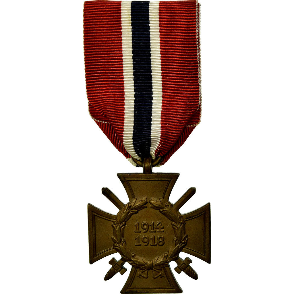 Niemcy, Croix de Hindenburg, Medal, 1914-1918, Doskonała jakość, Bronze, 38