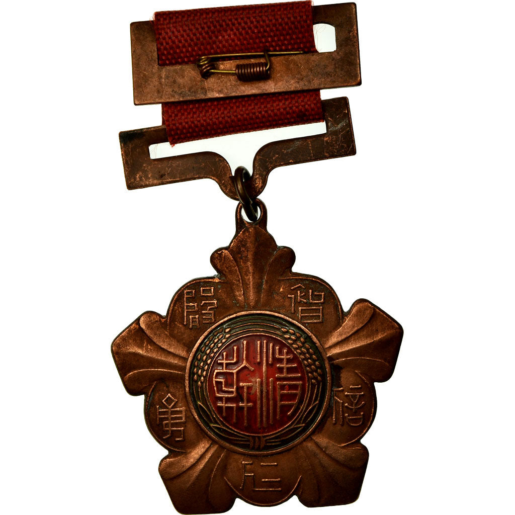 China, Politics, Society, War, Medal, Excellent Quality, Copper, 42