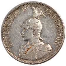 GERMAN EAST AFRICA, 1/2 Rupie, 1897, KM #4, AU(50-53), Silver, 25, 5.83