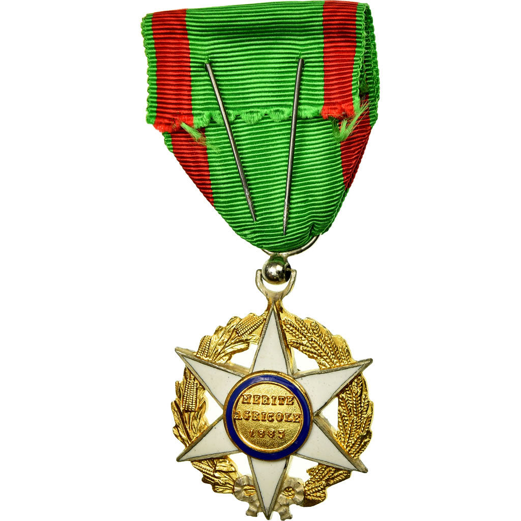 França, Médaille du Mérite Agricole, Medal, 1883, Não colocada em