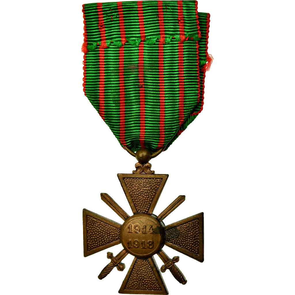 Frankrijk, Croix de Guerre, Une Etoile, Medaille, 1914-1918, Excellent Quality