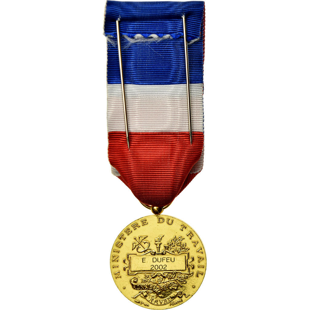 France, Médaille d'honneur du travail, Medal, 2002, Uncirculated, Mattei