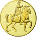 France, Medal, Marc-Aurèle, Rome Antique, MS(64), Vermeil