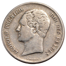 Belgio, 2 1/2 Francs, 1848, MB+, Argento