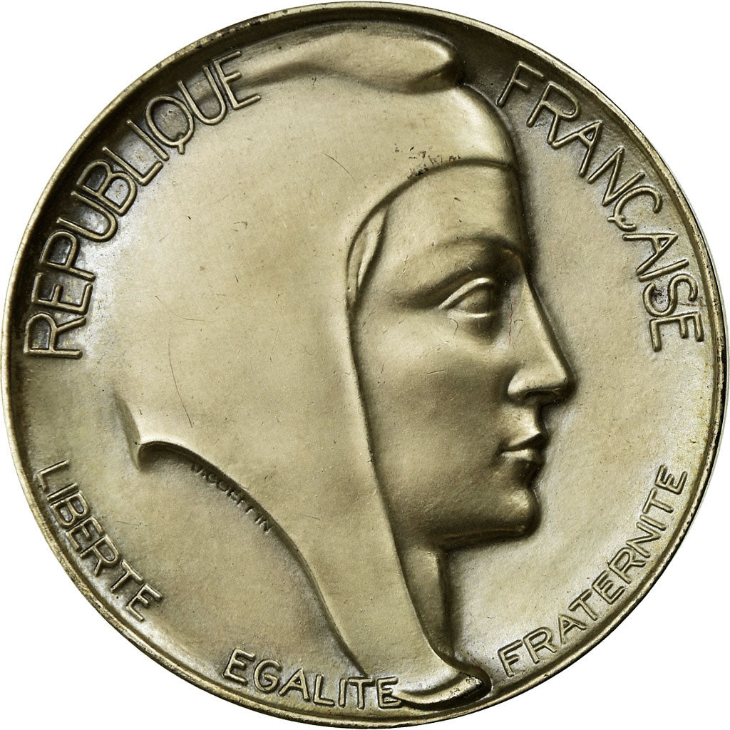 France, Medal, U.N.I des Matériaux de Construction, Business & industry, 1977
