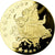 Francia, medalla, Monnaie Européenne, Billet de 100 Euro, SC+, Copper Gilt