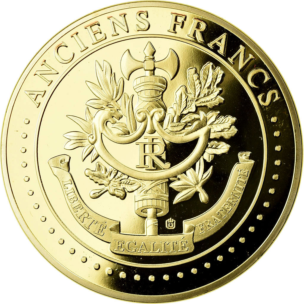 France, Médaille, Les Anciens Francs, billet de 5000 Francs Victoire, SPL+