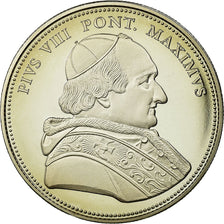 Vatican, Medal, Le Pape Pie VIII, MS(65-70), Copper-nickel