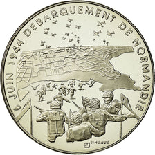 France, Médaille, 1939-1945, Débarquement de Normandie, FDC, Copper-nickel