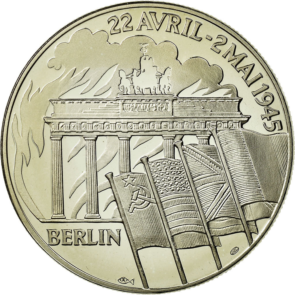 Frankreich, Medaille, Seconde Guerre Mondiale, Berlin, 1945, STGL, Copper-nickel