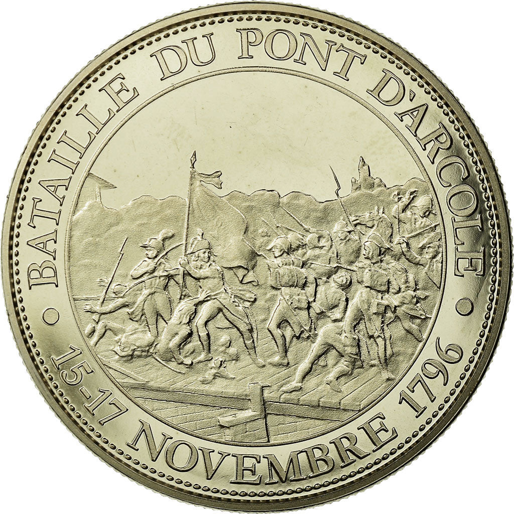 France, Medal, Napoléon Bonaparte, Bataille d'Arcole (1796), MS(65-70)