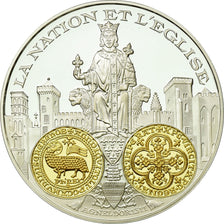 France, Medal, 2000 Ans d'Histoire Monétaire, Agnel d'Or, MS(65-70), Silver