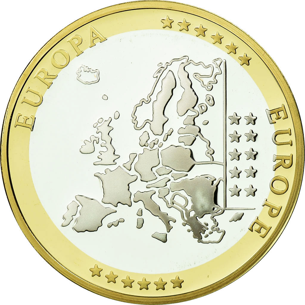 Monaco, Medaille, Europe, Rainier III, STGL, Silber