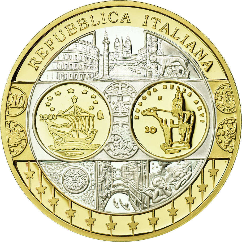 Italy, Medal, L'Europe, MS(65-70), Silver