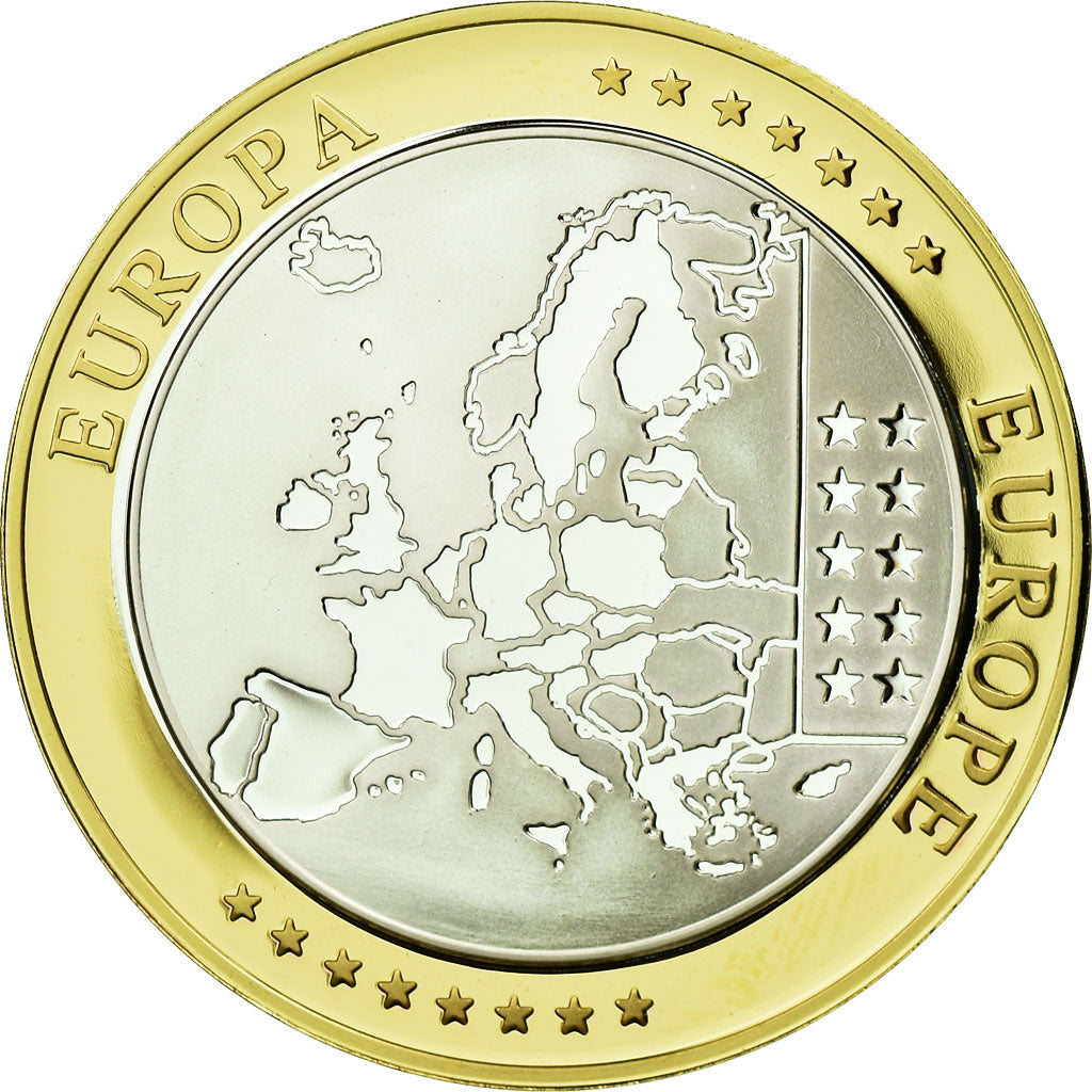 Italy, Medal, L'Europe, MS(65-70), Silver