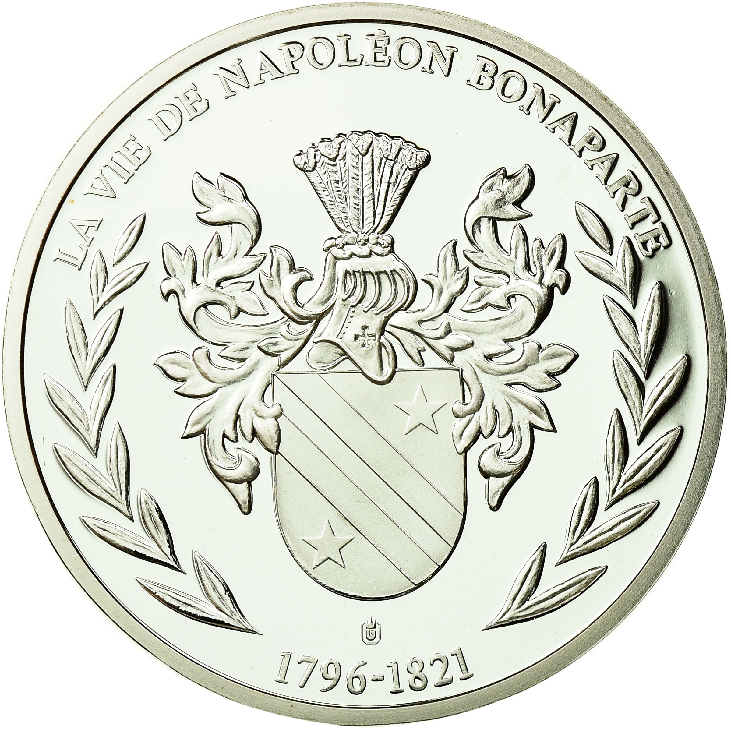 Francia, medalla, La vie de Napoléon Bonaparte, le Sacre de l'Empereur, FDC