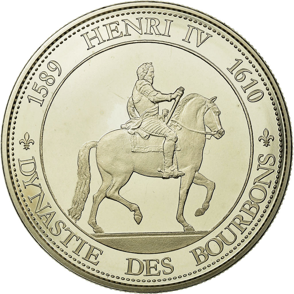 França, Medal, Roi de France, Henri IV, MS(65-70), Cobre-níquel