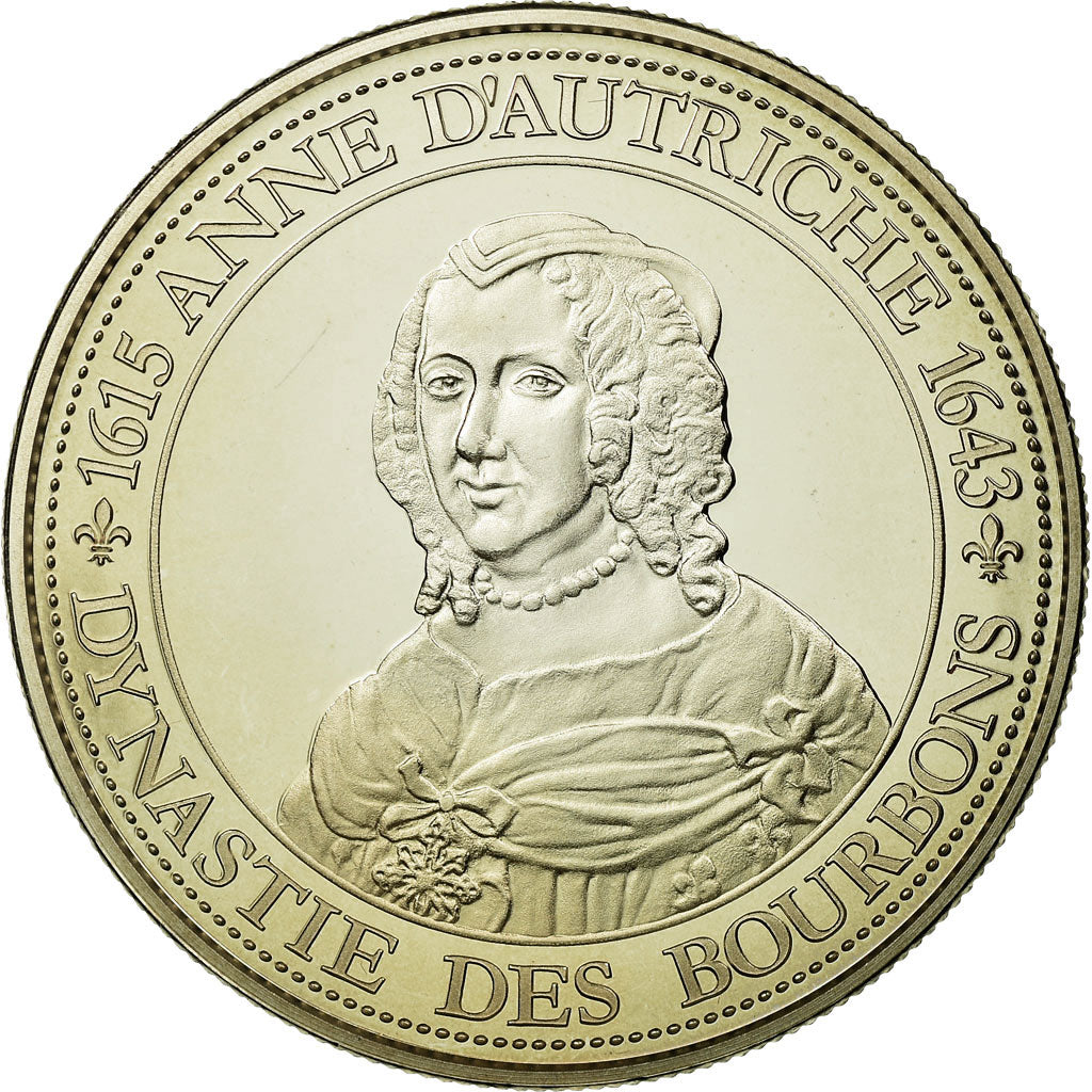 France, Medal, Anne d'Autriche, History, MS(65-70), Copper-nickel