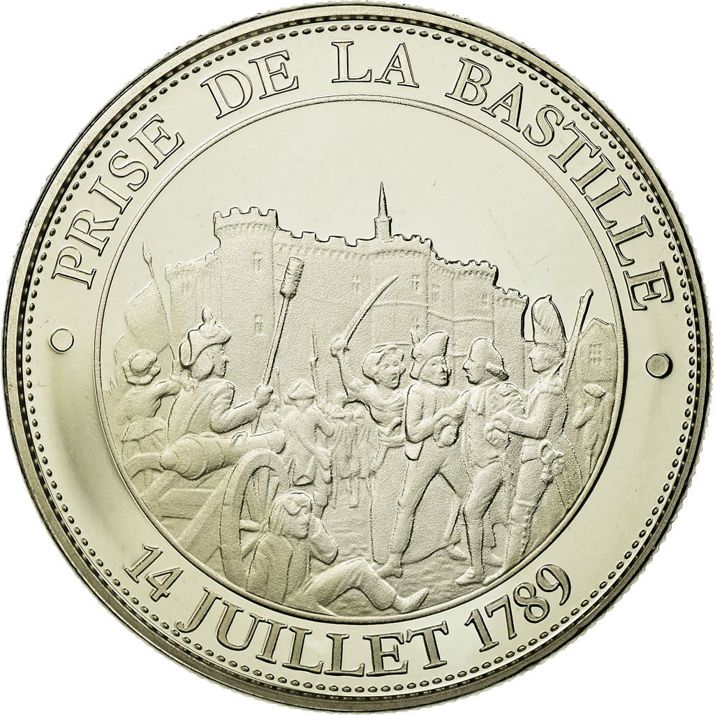 Francia, medaglia, Révolution Française, Prise de la Bastille, FDC