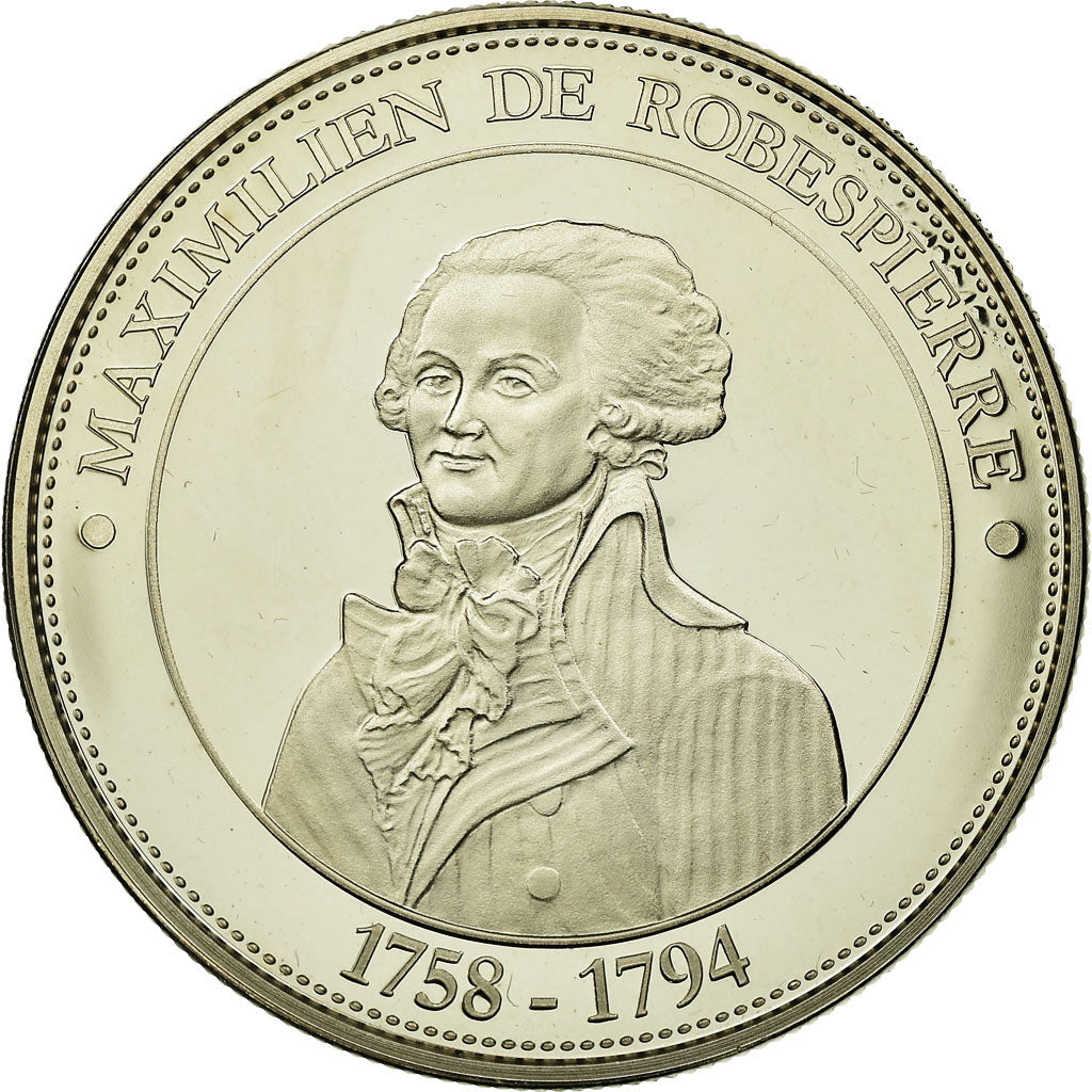 France, Medal, Révolution Française, Robespierre, MS(65-70), Copper-nickel