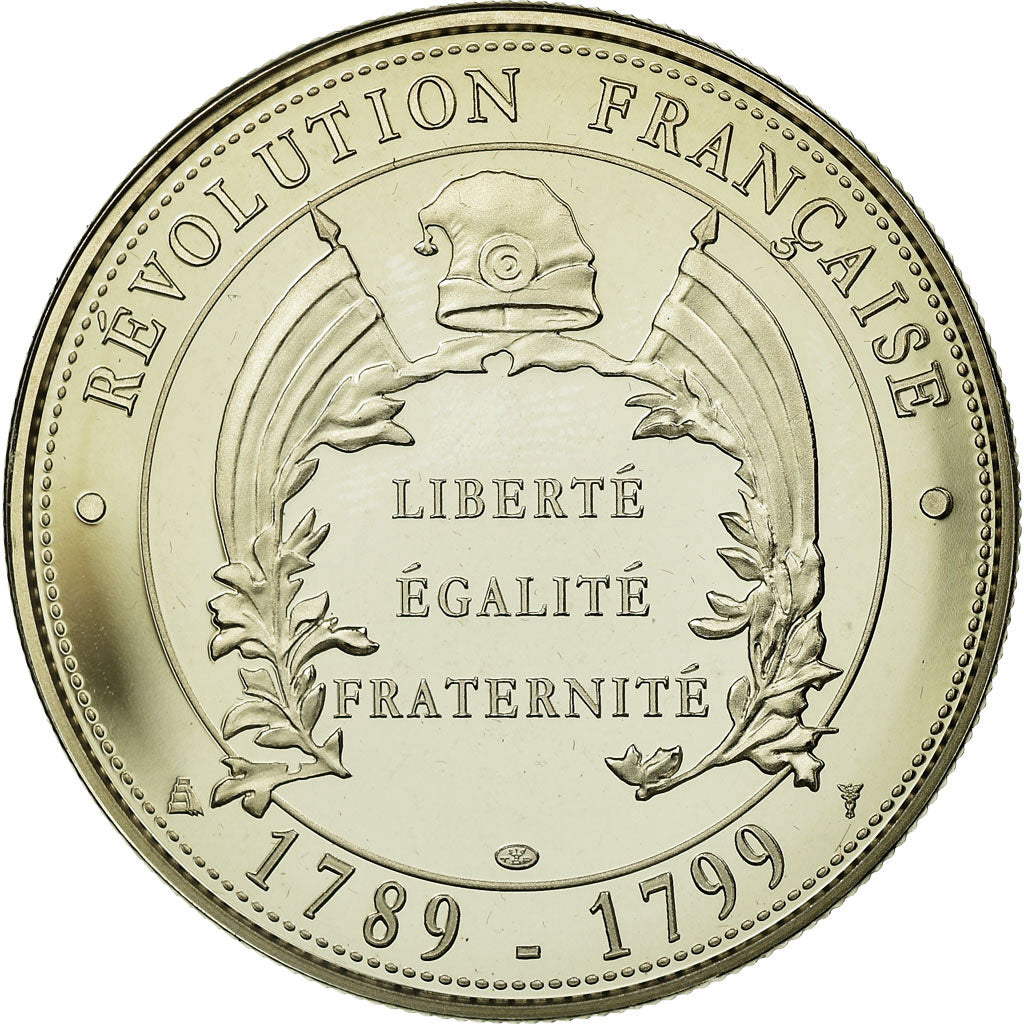 France, Medal, Révolution Française, Robespierre, MS(65-70), Copper-nickel