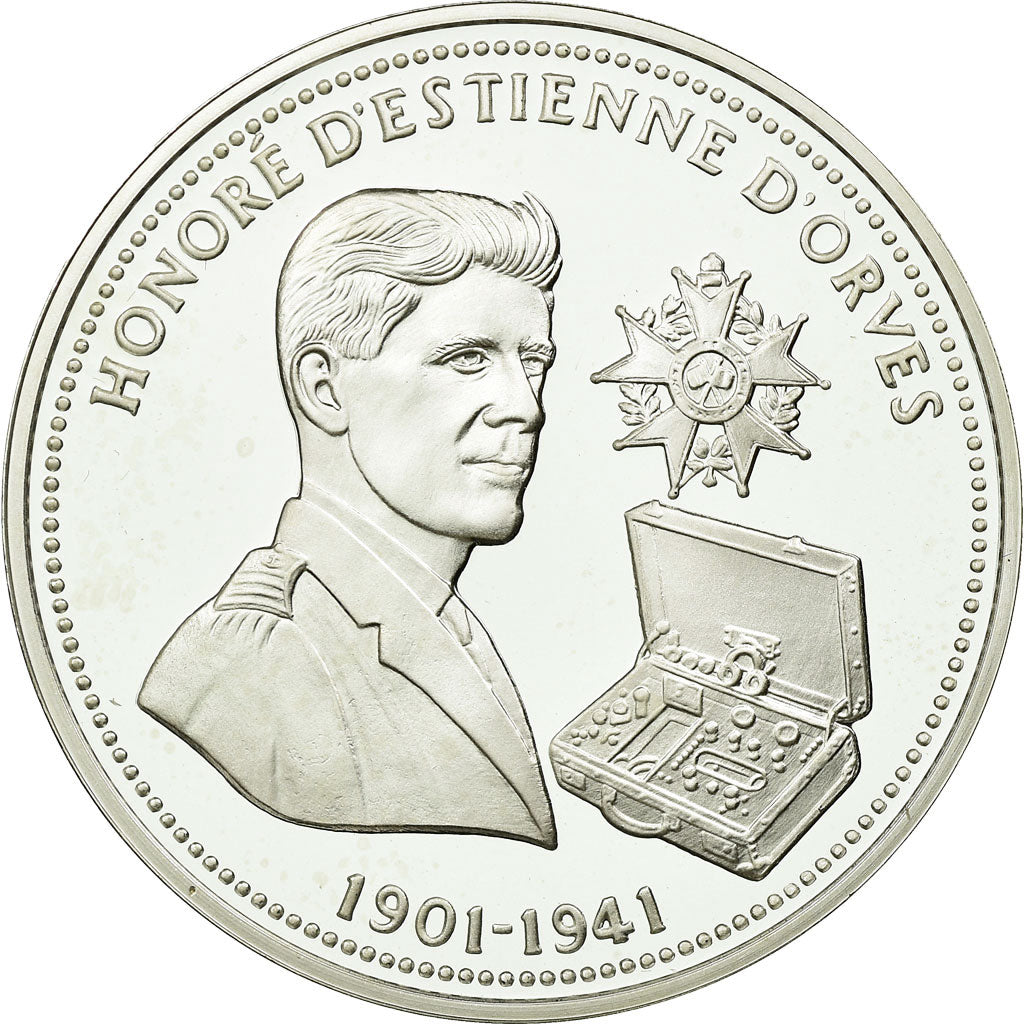 France, Medal, Seconde Guerre Mondiale, Honoré d'Estienne d'Orves, MS(65-70)