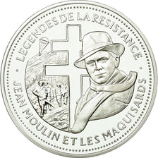 France, Medal, Jean Moulin et les Maquisards, History, MS(65-70), Silver