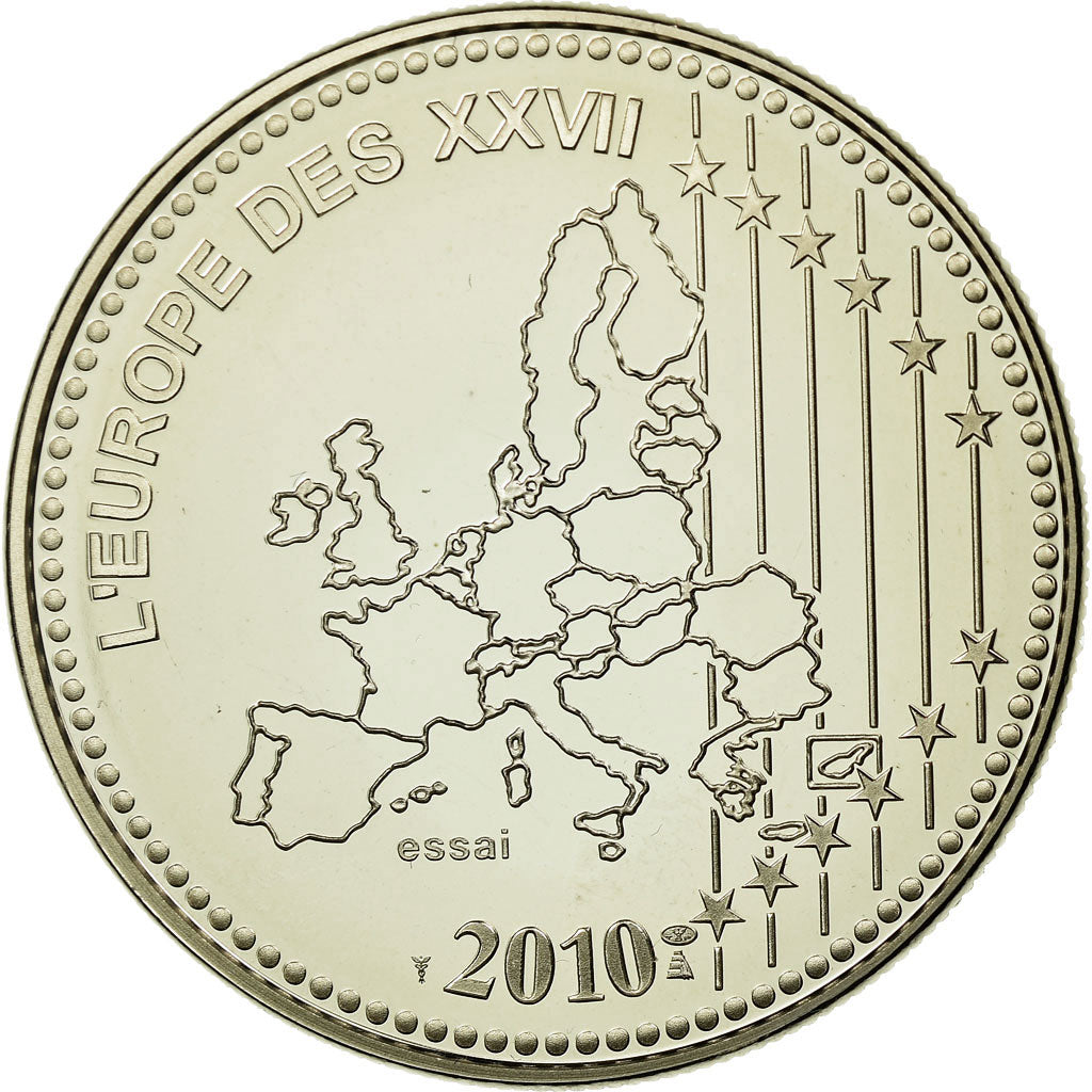 Francja, Medal, L'Europe des XXVII, 50 ans du nouveau Franc, Historia, 2010