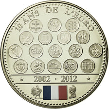 France, Medal, L'Europe des XXVII, 10 Ans de l'Euro, 2012, MS(65-70)