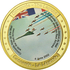 Frankreich, Medaille, Concorde, La Légende, Aviation, STGL, Copper Gilt