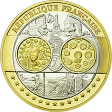 France, Médaille, Europe, République Française, FDC, Argent