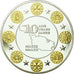 France, Medal, Malte, 10 Ans dans l'Europe, 2012, MS(65-70), Copper Plated