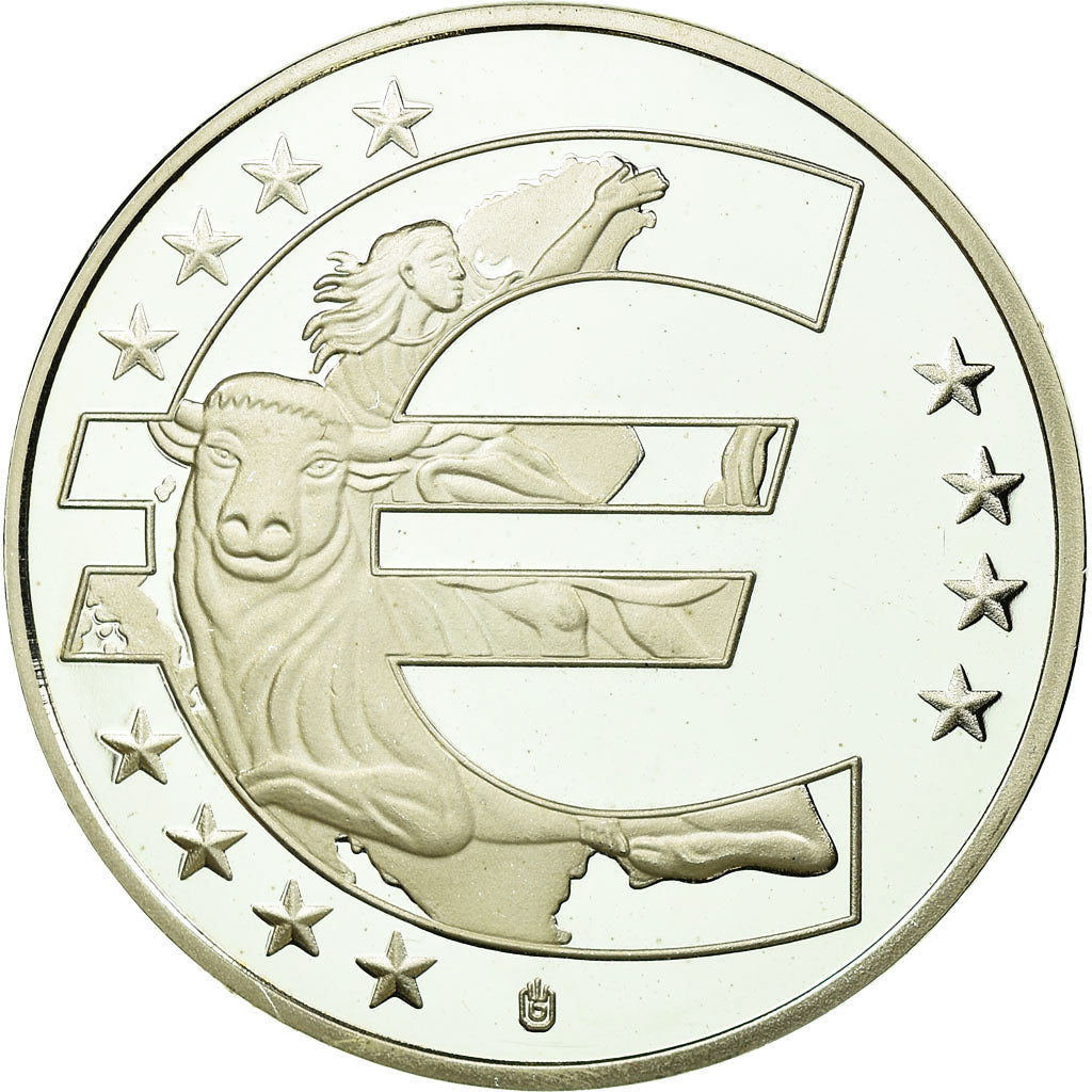 France, Medal, Malte, 10 Ans dans l'Europe, 2012, MS(65-70), Copper Plated
