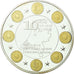 France, Medal, 10 Ans de l'Euro, Pays-Bas, 2012, MS(65-70), Copper Plated Silver