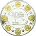 France, Medal, Malte, 10 Ans dans l'Europe, 2012, MS(65-70), Copper Plated
