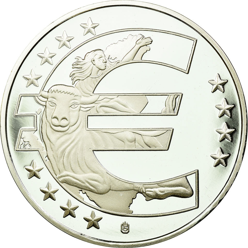France, Medal, Malte, 10 Ans dans l'Europe, 2012, MS(65-70), Copper Plated