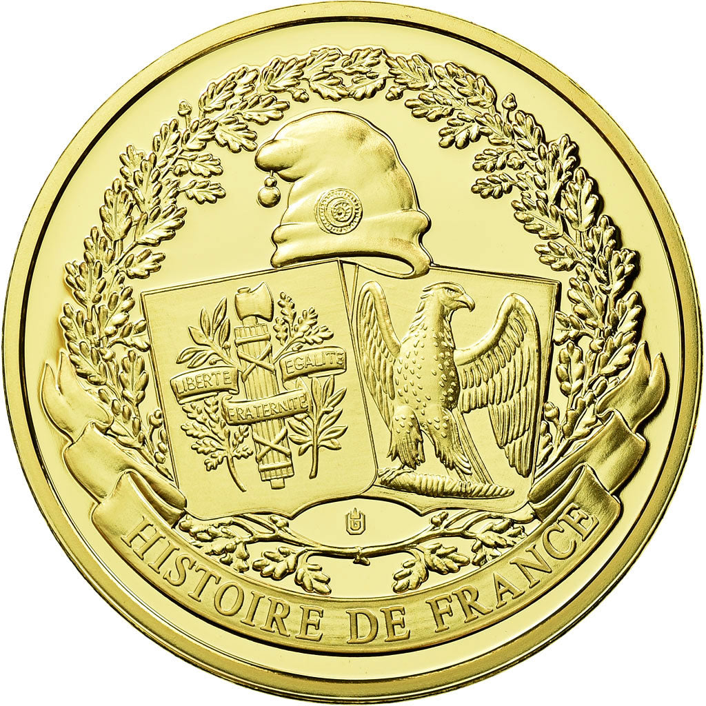 France, Medal, L'Arc de Triomphe, History, MS(65-70), Copper Gilt