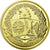 Francia, medalla, L'Arc de Triomphe, History, FDC, Copper Gilt