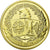 Francia, medalla, L'Arc de Triomphe, History, SC+, Copper Gilt