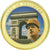 Francia, medalla, L'Arc de Triomphe, History, SC+, Copper Gilt