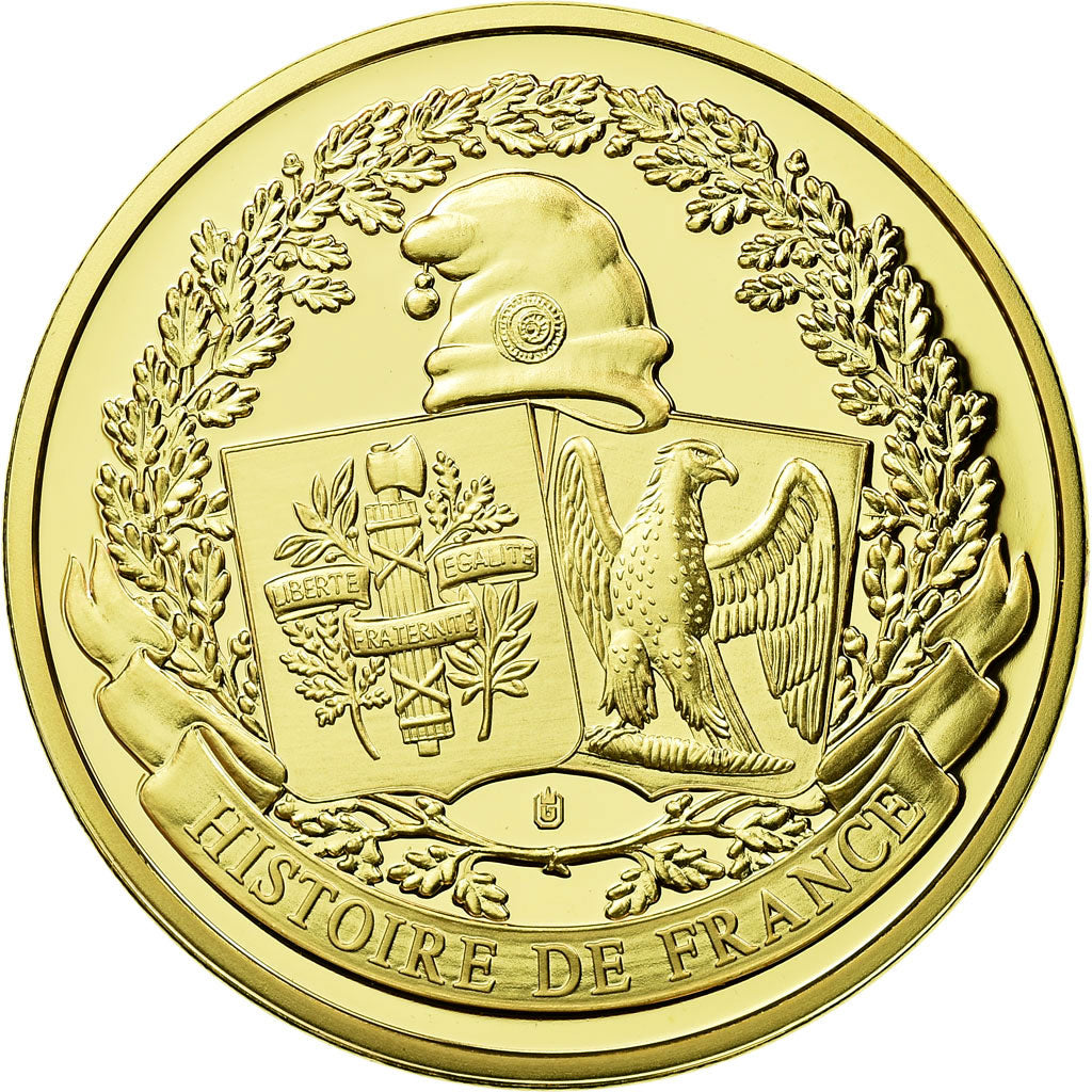 France, Medal, L'Arc de Triomphe, History, MS(64), Copper Gilt