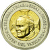 Vatican, Medal, 2 E, Essai-Trial Jean Paul II, 2002, MS(65-70), Bi-Metallic