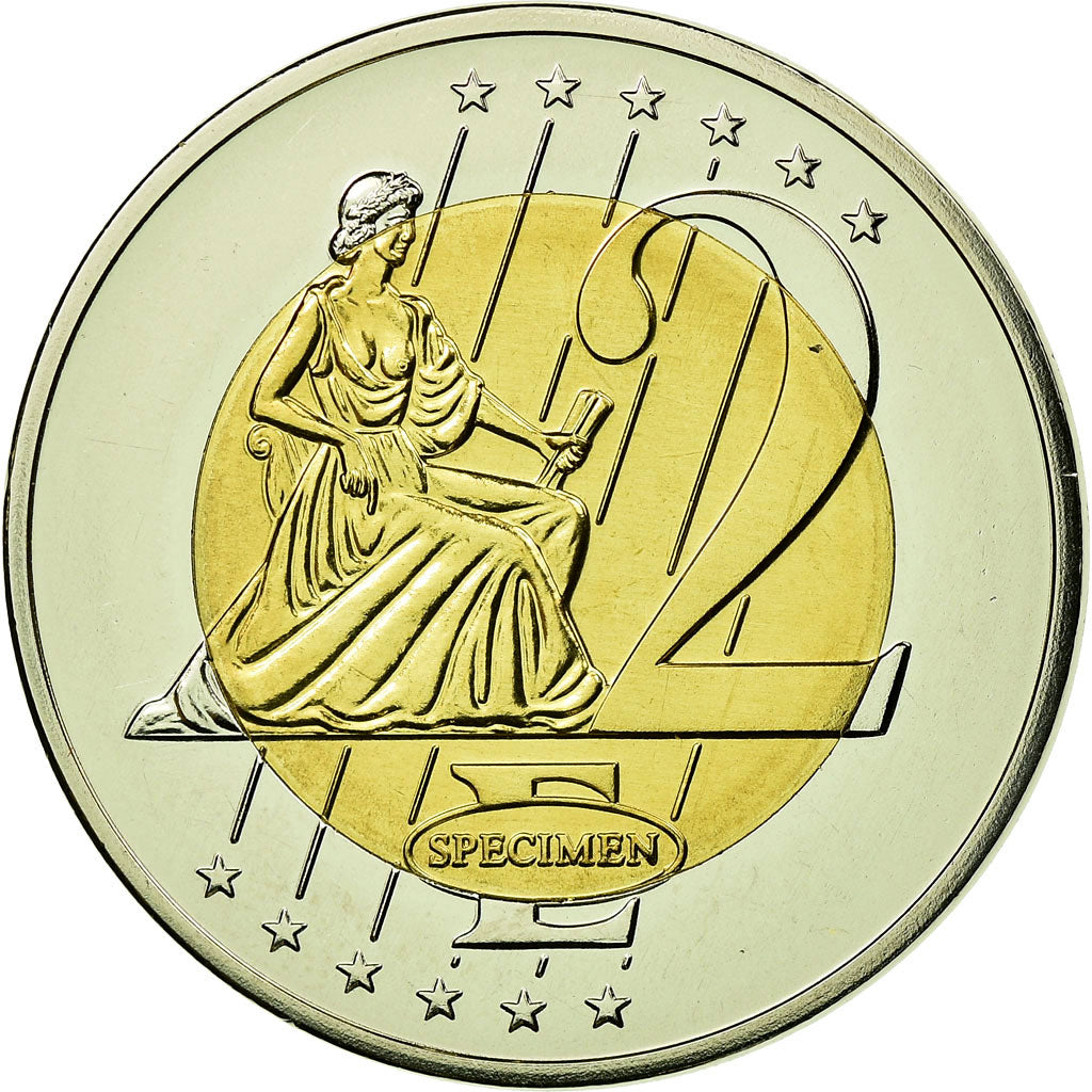 Czech Republic, Medal, 2 E, Essai-Trial, 2003, MS(65-70), Bi-Metallic