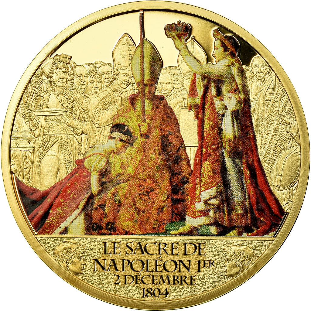 France, Medal, Le sacre de Napoléon Ier par Pie VII, History, 2016, MS(65-70)