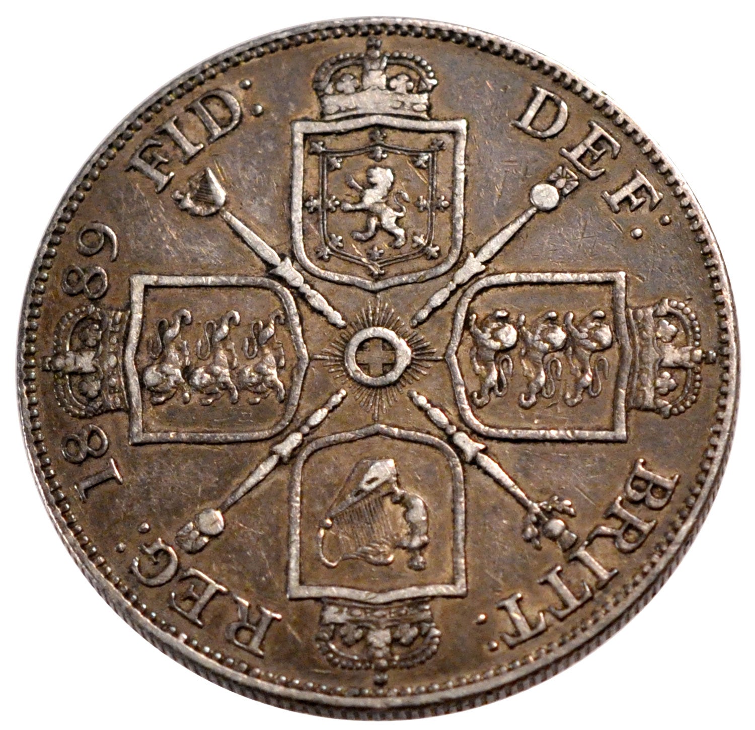 Grande Bretagne, Victoria, Double Florin