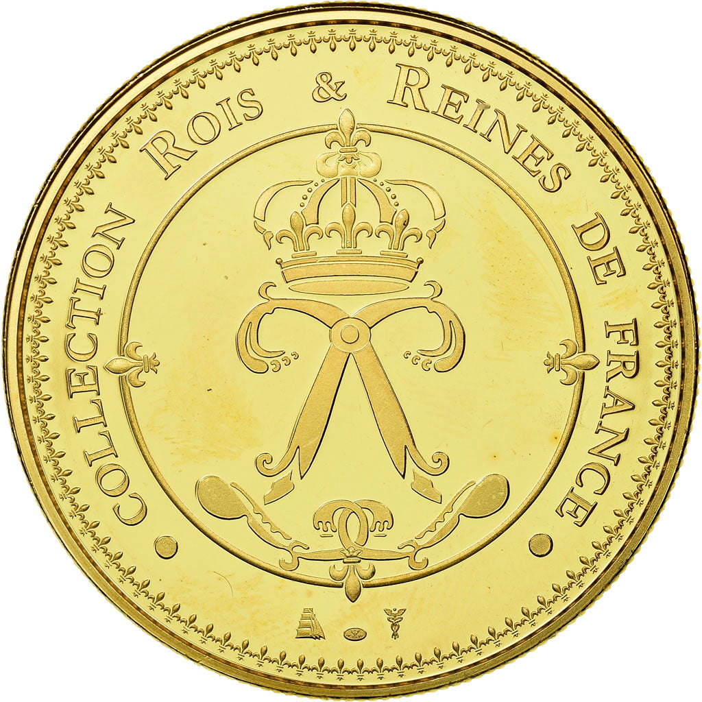 França, Medal, Les Rois de France, François Ier, História, MS(65-70), Cobre