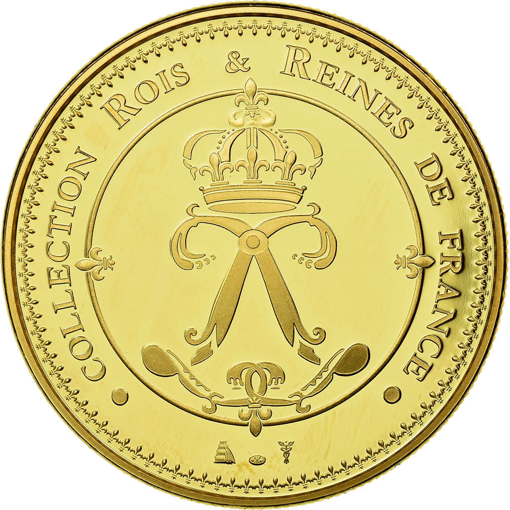 Francja, Medal, Les Rois de France, Hugues Capet, Historia, MS(65-70), Stop