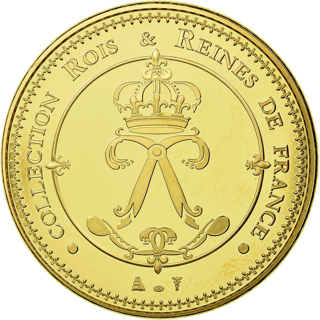 Frankreich, Medaille, Les rois de France, Louis XIII, History, STGL, Copper Gilt