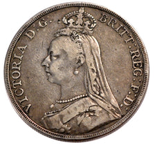 GREAT BRITAIN, Crown, 1889, KM #765, VF(30-35), Silver, 38.61, 27.88