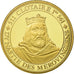 France, Medal, Les Rois de France, Clotaire I, History, MS(65-70), Copper Gilt